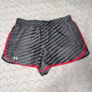 Women’s Under Armour running shorts grey and pink size small